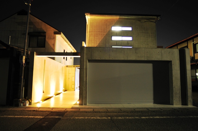注文住宅,京都市北区,光のこぼれる外観
