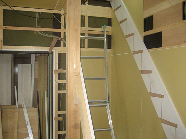 滋賀県米原市の古民家リフォーム,リノベーション工事 階段