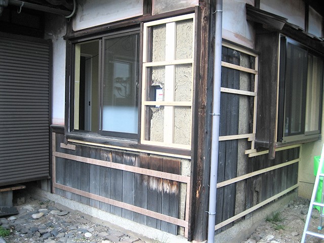 滋賀県米原市の伝統工法の古民家をリフォーム,リノベーション工事