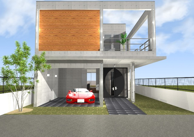 ちょっとかっこいい家を建てる ガレージハウス 京都デザイナーズ注文住宅 京都市滋賀でモダンなデザインの家づくり 注文住宅を建てるならデザインファースト一級建築士事務所にお任せ下さい