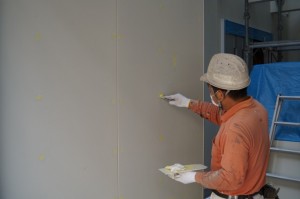 注文住宅 モダン住宅 工事中 外壁塗装