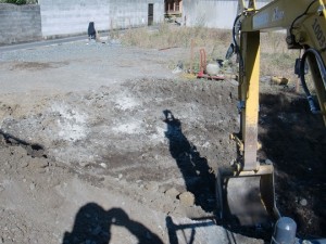 京都市山科区のモダン住宅 地盤調査・地盤改良