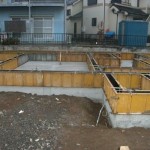 埼玉県朝霧市 注文住宅 モダン住宅 工事中 工事写真