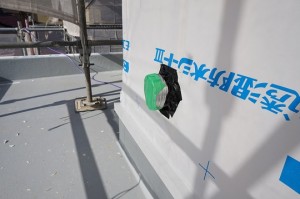 京都市山科区のモダン住宅 追加外装下地検査が完了しました