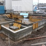 注文住宅 モダン住宅 工事中