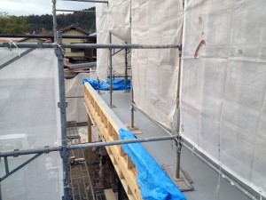 京都市山科区のモダン住宅 防水工事 屋根工事