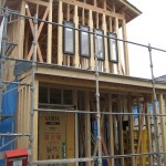 注文住宅 モダン住宅 工事中