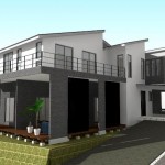 京都市山科区上花山旭山町 売地 坪単価 トーヨーキッチンプラン ガレージハウス 高級デザイナーズ住宅 豪邸 注文建築 デザイン住宅