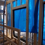 滋賀県 大津市 膳所 狭小住宅 ガレージハウス 工事中