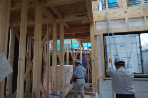 滋賀県大津市の木造3階建て注文住宅|構造検査