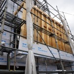滋賀県 大津市 膳所 狭小注文住宅 ガレージハウス 工事中