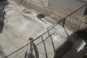 基礎工事|京都市東山区の変形した狭小地にらせん階段・ルーフバルコニーのある狭小モダン注文住宅3