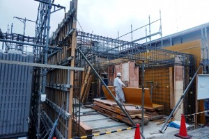 型枠工事・鉄筋工事|京都市北区|鉄筋コンクリート打ちっぱなし注文住宅|RC造