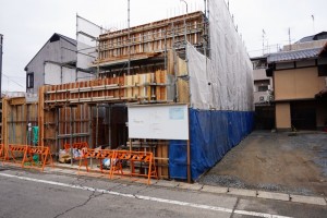 注文住宅工事中!型枠工事・鉄筋工事!2階躯体|京都市北区|鉄筋コンクリート打ちっぱなし注文住宅|RC造