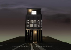 京都市東山区の狭小住宅,螺旋階段のある木造3階建て注文住宅|限定3組様！注文住宅見学会！