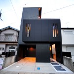 京都府 京都市 注文住宅 大津市 膳所 一級建築士事務所 狭小住宅 モダン住宅 デザイナーズ住宅 黒い外壁の家