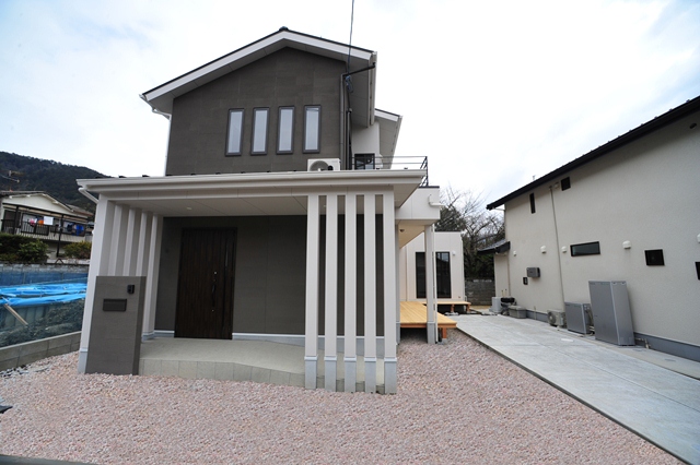 注文住宅 京都 京都市 山科区 安朱 和風モダン注文住宅 デザイナーズ住宅 モダン住宅 高級住宅 豪邸