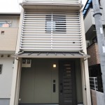 京都府京都市上京区のうなぎの寝床と言われる敷地に和モダン注文住宅 おしゃれな家