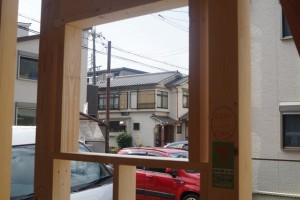 京都府京都市右京区西京極の和モダン注文住宅 木工事2