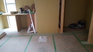 京都府京都市右京区西京極の和モダン注文住宅 工事中!