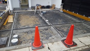 京都府京都市右京区西京極の和モダン注文住宅 工事中!
