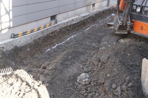 京都府京都市右京区西京極の注文住宅 モダンな狭小住宅 基礎工事|坪単価40万円台からのモダンなデザイナーズ住宅
