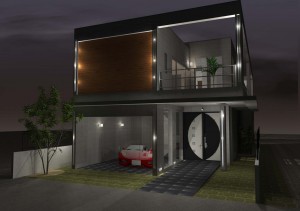 鉄筋コンクリートRC造2階建てガレージハウス・Design 1st.(デザインファースト)