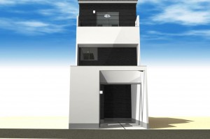 愛知県名古屋市の木造3階建注文住宅プラン！デザインファーストのご提案！