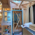 京都市,注文住宅,モダン住宅,玄関ドア,狭小住宅,一級建築士