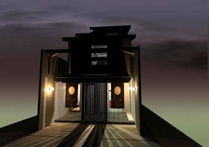 京都市上京区西陣のモダンな店舗プラン!デザインファーストのご提案!