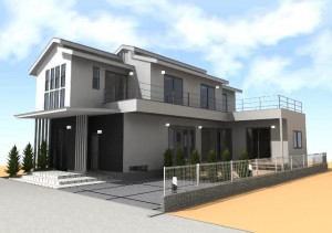 京都市山科区に外観、内観、すべてにおいて特注の注文住宅プラン!