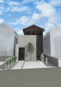 京都市北区の基礎一体のRC壁がある注文住宅プラン!