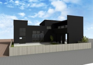 東京都世田谷区の20帖のLDKにサブリビング6帖のある注文住宅プラン！デザインファーストのご提案！