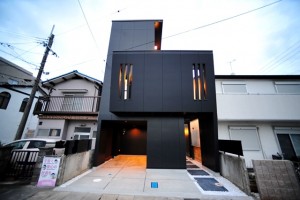 一級建築事務所の注文住宅 モダン住宅|滋賀県大津市膳所のモダンな狭小住宅!
