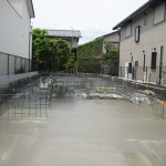 京都,注文住宅,工事,基礎,コンクリート,耐圧版,,検査,滋賀,注文住宅,モダン住宅,デザイナーズ住宅,一級建築士事務所