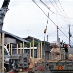 京都市,北区,紫竹,注文住宅,工事中,土台,ピン工法,プレセッター金物工法,京都,滋賀,モダン住宅,デザイナーズ住宅,一級建築士事務所