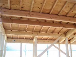 京都市北区の注文住宅|屋根下地・基礎断熱