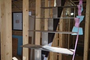 京都市でリフォーム renovation 鉄骨階段 FRP防水