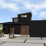滋賀県米原市,和風モダンの家,和モダン注文住宅,平屋建て,格子,黒い家