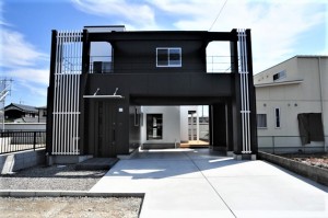 デザインファースト一級建築事務所,工務店の注文住宅 モダン住宅!滋賀県東近江市の和モダン住宅!
