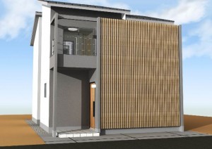 京都市山科区の木造2階建注文住宅プラン!デザインファーストのご提案!