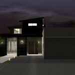 風が通り抜ける家の外観