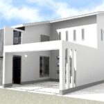 シンプルモダンな注文住宅の外観