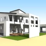 京都注文住宅のモダンな外観