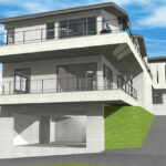 コンクリート打ちっぱなしの外観