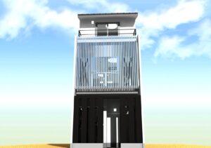 家のデザイン・注文住宅の施工事例5・和モダン狭小住宅・外観～内装