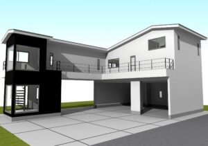 京都市北区のガレージハウス注文住宅プラン!デザインファーストのご提案!