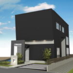 シンプルモダンな外観