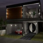 滋賀県大津市RC造のガレージハウス