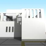 千葉県我孫子市に建つ白い外観の計画中注文住宅
